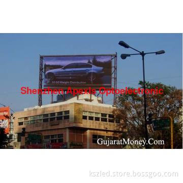 P12 outdoor advertising full color top roof LED display